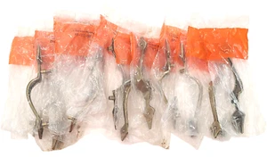 F-39 Lot of 12 Vintage Amerock BP301BB Brass Cabinet Door Pulls New in Bags 5.5" - Picture 1 of 7