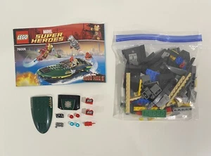 Lego 76006 Marvel Iron Man 3 Extremis Sea Port Battle con istruzioni NO FIGURE - Foto 1 di 4
