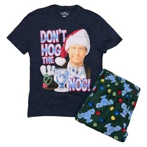 NWT Briefly Stated National Lampoon's Christmas Vacation Pajama Set PJ's Men's M - Picture 1 of 6