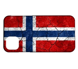 Coque pour iphone 15 14 Pro Max 13 12 11 XR XS X 7 8 6 DRAPEAU NORVEGE 03 - Foto 1 di 1