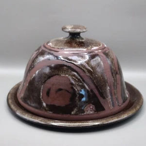 Vintage Woburn Pottery Cheese Dome Cloche Stoneware Decorative H14cm W23cm VGC - Picture 1 of 9