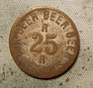 Islas Filipinas: R 25 R, 25 centavos para cerveza cerveza cerveza (mismo). Níquel pla - Imagen 1 de 2