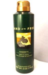 LAND of the FREE - YOSEMITE  Body Spray FRESH & GREEN 6 oz NEW - Picture 1 of 1
