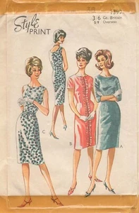 Original pattern from 1960: STYLE Print, 1399, Kleider, dresses, bust size 38 - Bild 1 von 1