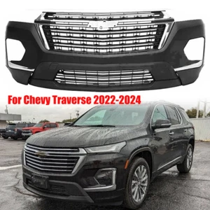 For Chevy Traverse 2022-2024 Front Bumper Cover Grille Set Exact Fit - Picture 1 of 24