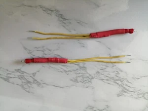 Red Neon Signal Lights 1 Pair 110V Reinforced Waterproof - Picture 1 of 1