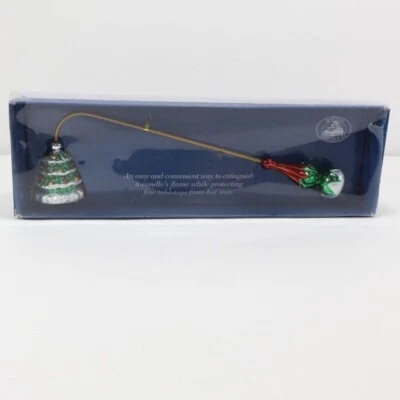 Árbol de Navidad vintage Boston Warehouse reliquia adorno vela apagador Foto 1 de 4