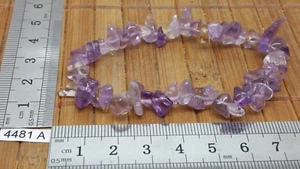 Bracelet baroque AMETRINE pierres mineraux lithotherapie reiki chips esoterisme - Picture 1 of 1