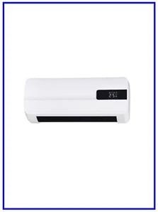 Termiventilatore a Parete Elettrico Ecosmart Ceramico Stufa Timer e Telecomando - Foto 1 di 2
