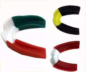 New Gel Gum Shield & Case Teeth Grinding Mouth Guard Boxing MMA Rugby Mouthpiece - Picture 1 of 4