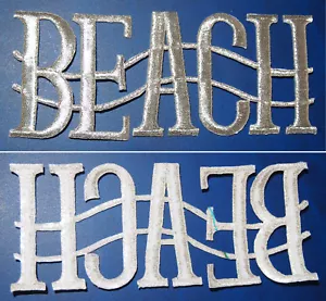 Parche Plancha BEACH / Tamaño aprox. 13x5 cm / Marítimo - Imagen 1 de 1