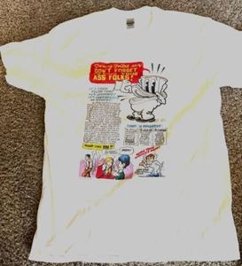 Camiseta "TOMMY TOILET" R.Crumb Gráfica De Colección L 1995 - Imagen 1 de 4