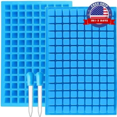2 Pack Square Silicone Candy Molds for Gummy Chocolate Ice - Image 1 of 4
