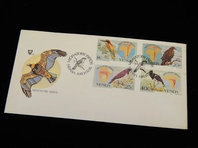 Vintage Cover, SIBASA, VENDA, SOUTH AFRICA, Multi-Franked Migratory Birds, 1983 - Image 1 of 2