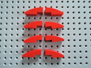 Lego 8 x Dachstein Bogenstein 50950 rot 3x1   - Bild 1 von 1