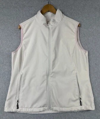 Outdoor Ventures Women’s Ivory Full Zip Fleece Vest w Pockets (XL) - Image 1 of 4