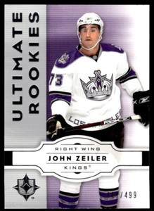 2007-08 Upper Deck Ultimate Collection John Zeiler Rookie /499 Los Angeles Kings