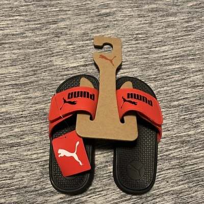 PUMA Kids Slide Sandals - size 1C - Image 1 of 2