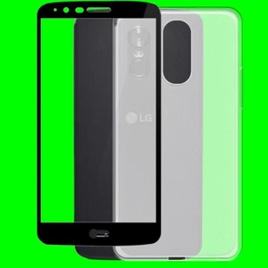 Explosion-proof Tempered Glass Screen Protector+TPU Case f LG Stylo 3 Plus TP450 - Picture 1 of 1