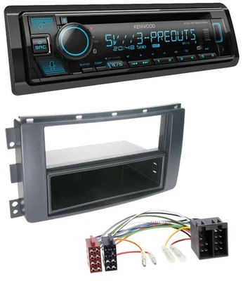 Kenwood Bluetooth USB CD MP3 DAB Autoradio für Smart ForFour 454 ForTwo 451 ISO - Bild 1 von 4