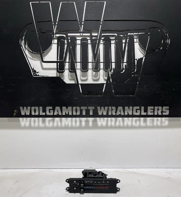 Heater Climate Control Switch w/ AC 97-98 Jeep TJ Wrangler OEM 55037362AB CC 33 - Image 1 of 4