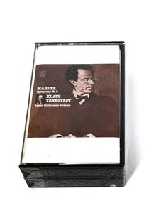 MAHLER - SYMPHONY NO 9  2 cassette London P/O, Klaus Tennstedt,  New Sealed - Picture 1 of 3