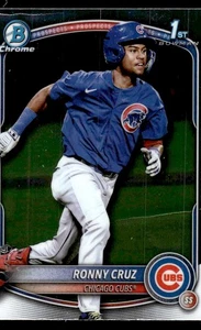 2025 Bowman Chrome #BCP-213 Ronny Cruz - NrMt-NmMt *TedsCardShack* - Picture 1 of 2