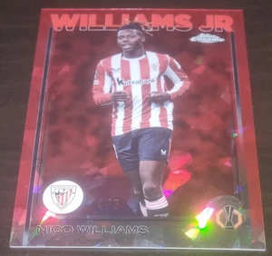 Nico Williams /5 Red Sapphire Topps Chrome UCC 2024-25 - Bild 1 von 2