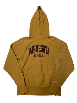 Sudadera con Capucha Vintage Champion Tejido Inverso Para Hombre Pequeña Dorada Minnesota Gophers Foto 1 de 4