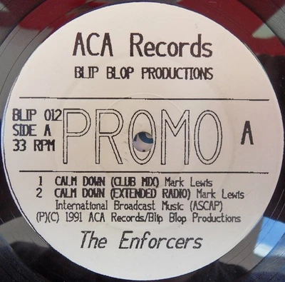 The Enforcers - Calm Down Funk / Soul Rhythm & Blu 12" Promo Schallplatte 30537 - Bild 1 von 4