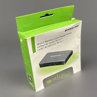 IOGEAR Universal Memory Card Reader/Writer 56-In-1 Multi-Format New Damaged Box - Image 1 of 4