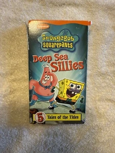 Spongebob Squarepants Deep Sea Sillies VHS Tape 5 Tales of the Tide Movie - Picture 1 of 3