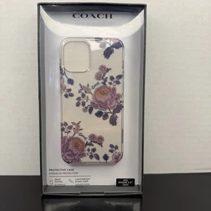Neu im Karton Coach Schutzhülle für iPhone 12 Mini Blumen/Glitzer Design - Bild 1 von 4