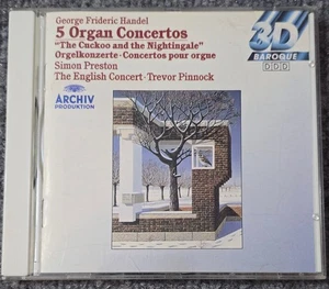 Handel - 5 Organ Concertos "The Cuckoo And The Nightingale" (CD, 1984, Polydor) - Picture 1 of 4