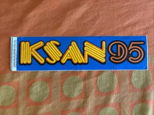 Vintage 70er Jahre KSAN San Francisco Radio Station Autoaufkleber - Bild 1 von 1