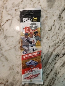 2011 Topps Update Jumbo Pack 36 cards Baseball Sealed Unopened ~ Trout Rookie RC - Picture 1 of 2