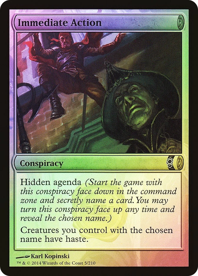 MTG FOIL Immediate Action  - Conspiracy #005 - Image 1 of 1