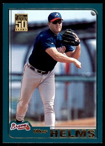 2001 TOPPS TRADED. WES HELMS ATLANTA BRAVES #T93
