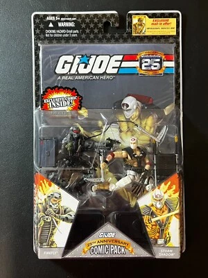 Paquete de cómics Hasbro GI Joe 25 aniversario Firefly vs Storm Shadow ¡NUEVO EN PAQUETE! Foto 1 de 2