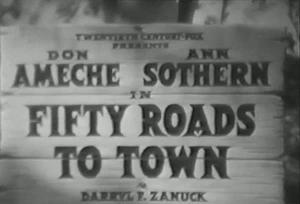 FIFTY ROADS TO TOWN (1937) DVD DON AMECHE, ANN SOTHERN - Bild 1 von 1
