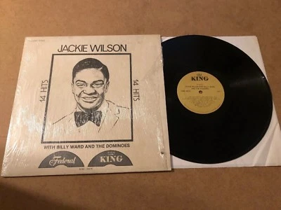 JACKIE WILSON WITH BILLY WARD - 14 HITS  LP 1978  US FEDERAL  KING 5007X N/MINT - Изображение 1 из 4
