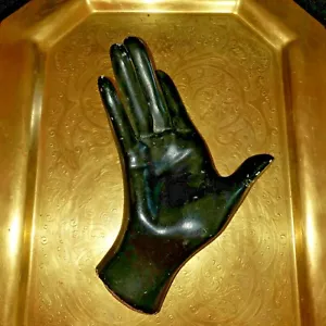 "Maniquí de Colección Yeso Mano Derecha con Ajuste Original Negro 8"" x 7" - Imagen 1 de 8