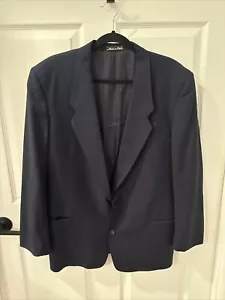Giorgio Armani Saks Fifth Avenue Navy Blazer 44R - Picture 1 of 10