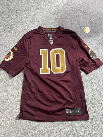 🏈Nike On Field NFL Washington Redskins Robert Griffin III RG3 #10 Jersey Sz S Cover