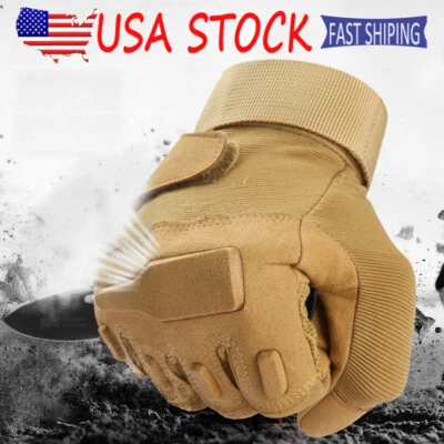 Guantes tácticos de tiro de caza militar con articulaciones duras para hombre Foto 1 de 4