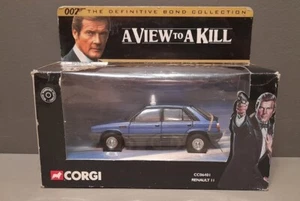 James Bond 007 View to A Kill Renault 11 Corgi CC06401 Retro 21 Years Old Boxed - Picture 1 of 9