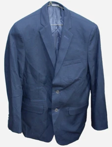 Calvin Klein Dark Navy Blue Suit Jacket Blazer Boys Sz 16 Regular (Jacket Only) - Picture 1 of 6