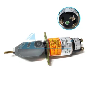 0307-2820-00 12V Fuel solenoid 0307-2820 For ONAN Cummins Genset 3 Terminals - Foto 1 di 6