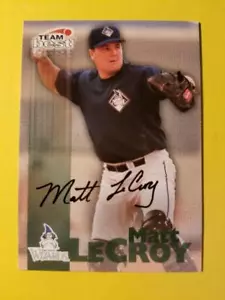 AUTOGRAFO MATT LECROY (SP) RC - MILWAUKEE BREWERS - 1999 TEAM BEST - Foto 1 di 1