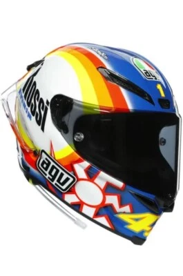 CASCO AGV HELMET PISTA GP RR LIMITED  EDITION WINTER TEST 2005 TAGLIA ML ROSSI  - Immagine 1 di 4